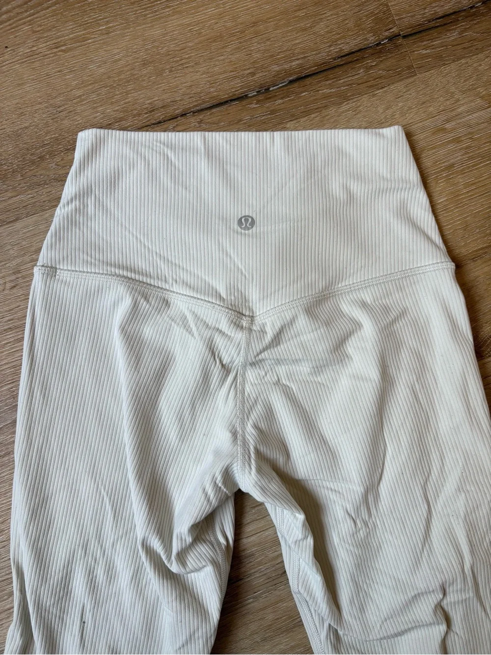 lululemon Align™ High-Rise Ribbed Legging 25” - Cream